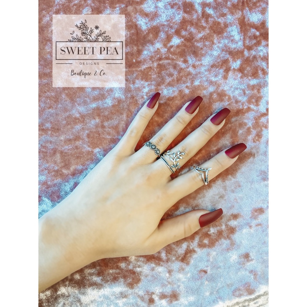 Boho ring set (4 pc.)